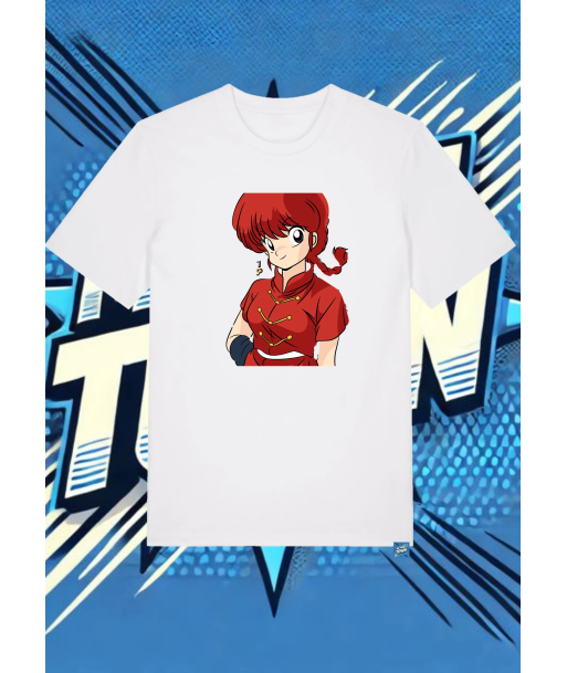 Camiseta Blanca Ranmaunmedio Saotome Ranma | camiseta anime