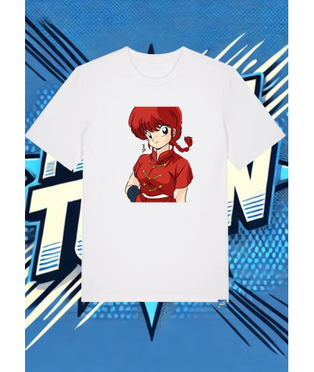 Camiseta Blanca Ranmaunmedio Saotome Ranma | camiseta anime