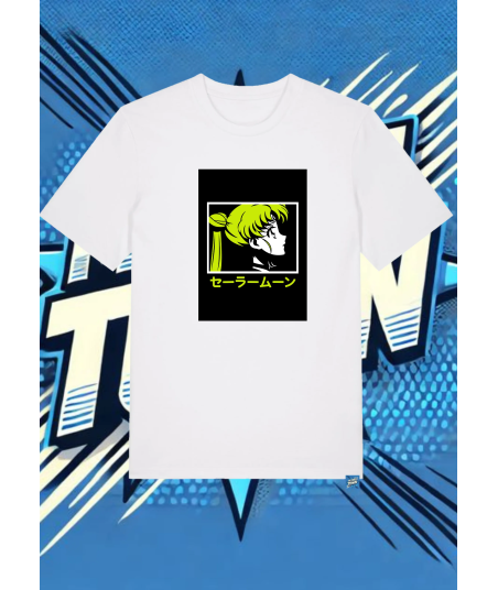 Camiseta Blanca Sailor Moon Usagi | camiseta anime