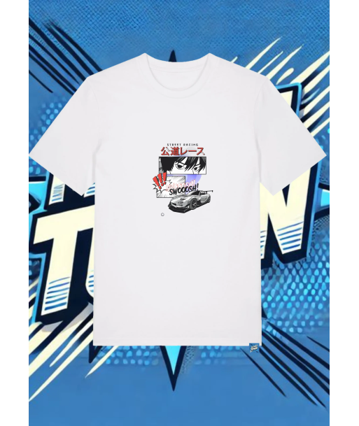 Camiseta Blanca Street Racing Subaru Wrx Sti | camiseta anime