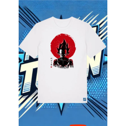 Camiseta Blanca Vegeta | camiseta anime