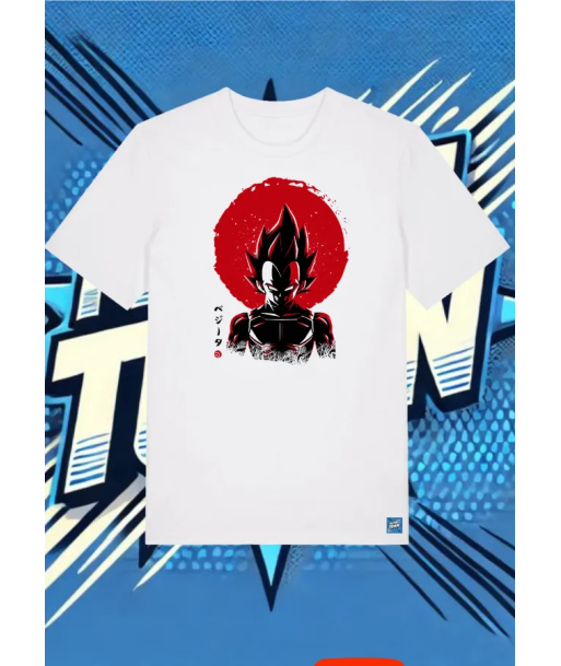 Camiseta Blanca Vegeta | camiseta anime