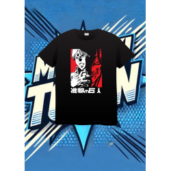 Camiseta Negra Atack On Titan Eren Yeager | camiseta anime