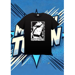 Camiseta Negra Bleach Kenpachi Zaraki | camiseta anime