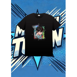 Camiseta Negra Cool Aime Boy My Music | camiseta anime