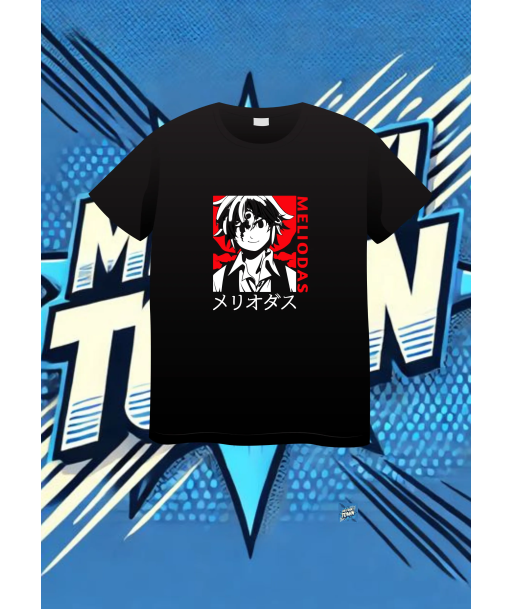 Camiseta Negra Los Siete Pecados Capitales Meliodas | camiseta anime