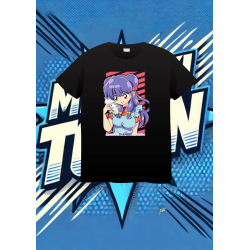 Camiseta Negra Ranmaunmedio Shampoo | camiseta anime