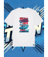 Camiseta Blanca Burnin Wheels1 | camiseta anime