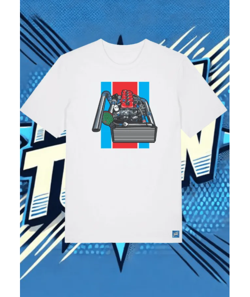 Camiseta Blanca Dark Torque1 | camiseta anime