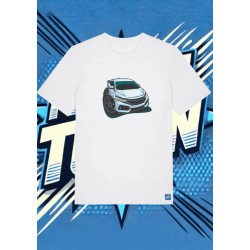 Camiseta Blanca Engine Storm1 | camiseta anime