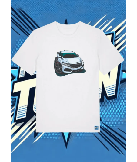 Camiseta Blanca Engine Storm1 | camiseta anime