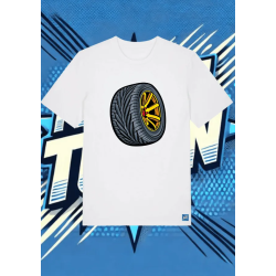 Camiseta Blanca Full Throttle1 | camiseta anime