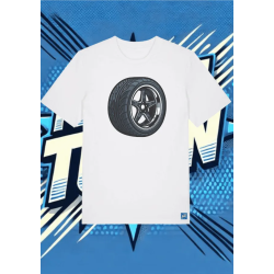 Camiseta Blanca Fusion Track1 | camiseta anime