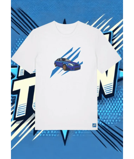 Camiseta Blanca Hot Track1 | camiseta anime