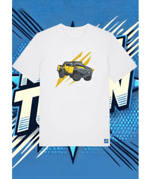 Camiseta Blanca Motor Beast1 | camiseta anime