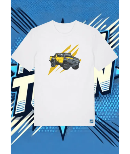 Camiseta Blanca Motor Beast1 | camiseta anime