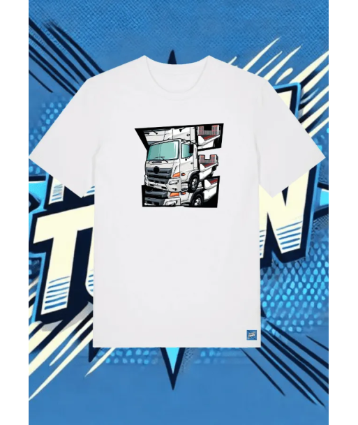 Camiseta Blanca Night Burners1 | camiseta anime