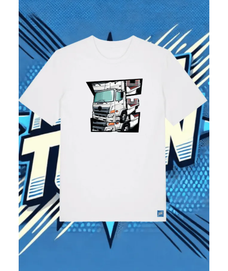 Camiseta Blanca Night Burners1 | camiseta anime