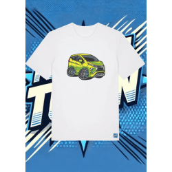 Camiseta Blanca Nitro Speed1 | camiseta anime