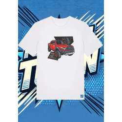 Camiseta Blanca Overdrive X1 | camiseta anime