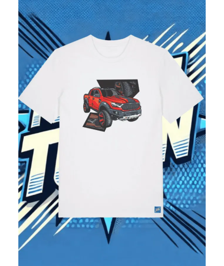Camiseta Blanca Overdrive X1 | camiseta anime