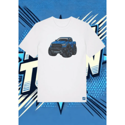 Camiseta Blanca Race Fire1 | camiseta anime