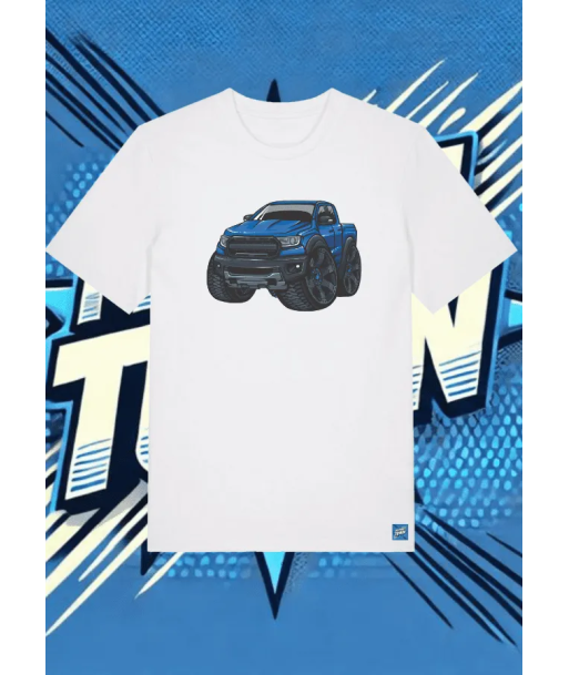 Camiseta Blanca Race Fire1 | camiseta anime