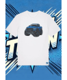 Camiseta Blanca Race Fire1 | camiseta anime