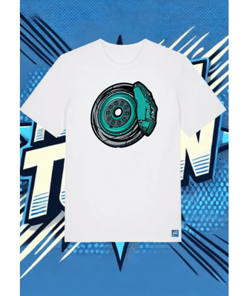 Camiseta Blanca Rapid Drive1 | camiseta anime