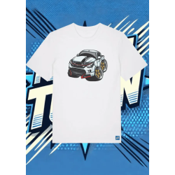 Camiseta Blanca Redline Blast1 | camiseta anime