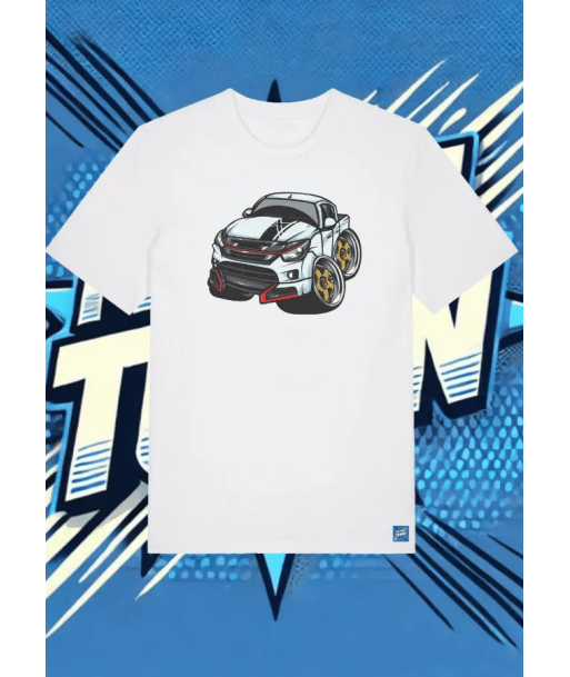Camiseta Blanca Redline Blast1 | camiseta anime