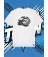 Camiseta Blanca Redline Blast1 | camiseta anime