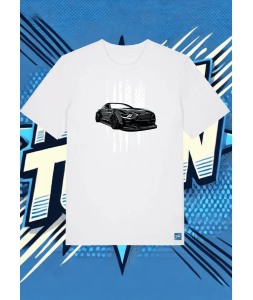 Camiseta Blanca Retro Turbo1 | camiseta anime