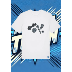 Camiseta Blanca Rev Line1 | camiseta anime