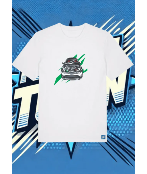 Camiseta Blanca Speed Pulse1 | camiseta anime