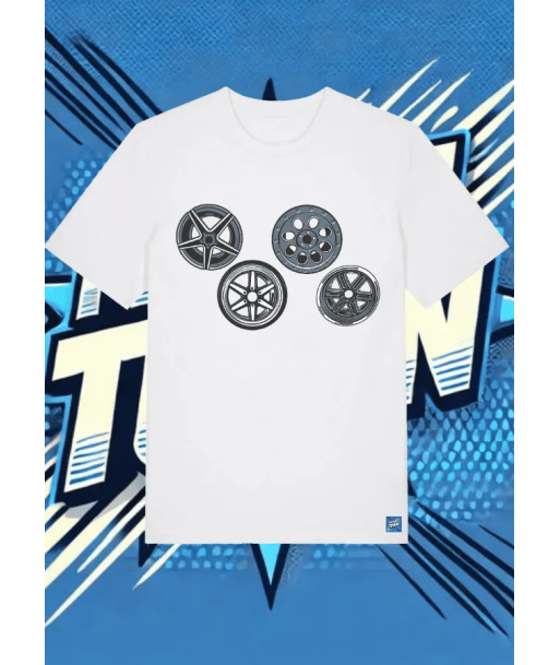 Camiseta Blanca Speed Track1 | camiseta anime