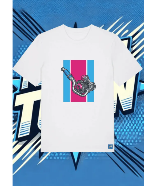 Camiseta Blanca Track Hunters1 | camiseta anime