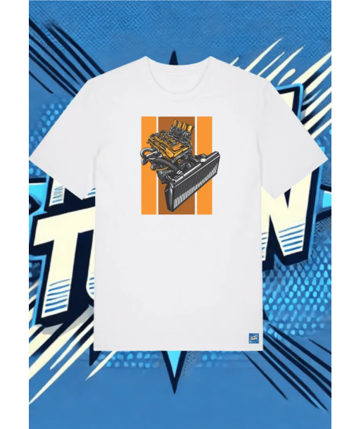 Camiseta Blanca Track Legends1 | camiseta anime