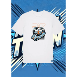 Camiseta Blanca Tuning Power1 | camiseta anime