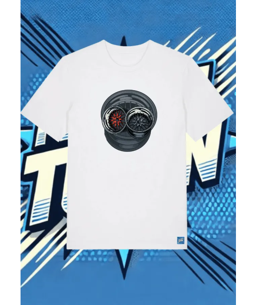 Camiseta Blanca Turbo Champs1 | camiseta anime