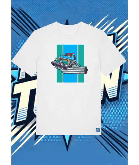 Camiseta Blanca Twin Turbo1 | camiseta anime