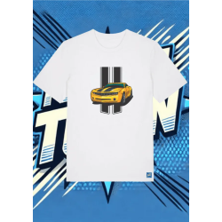 Camiseta Blanca Velocity Burn1 | camiseta anime