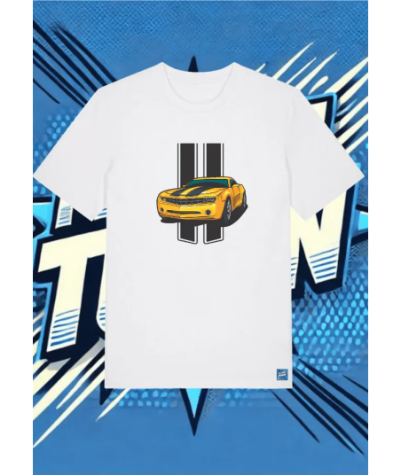 Camiseta Blanca Velocity Burn1 | camiseta anime