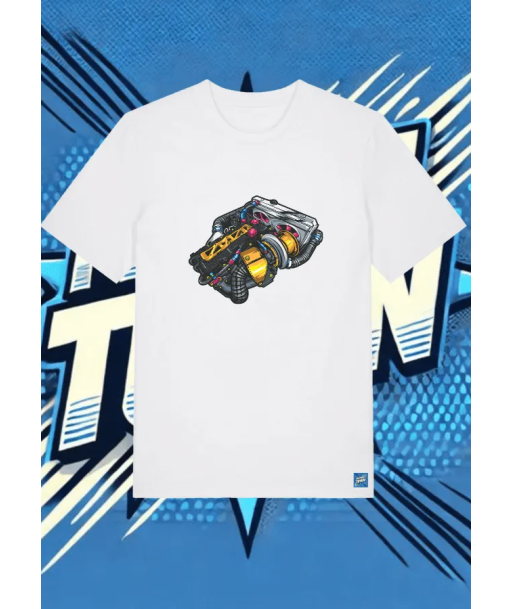 Camiseta Blanca Vortex Ride1 | camiseta anime