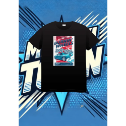 Camiseta Negra Burnin Wheels1 | camiseta anime