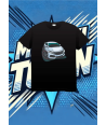 Camiseta Negra Engine Storm1 | camiseta anime
