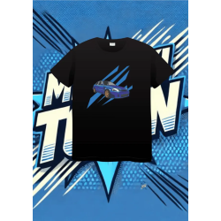 Camiseta Negra Hot Track1 | camiseta anime