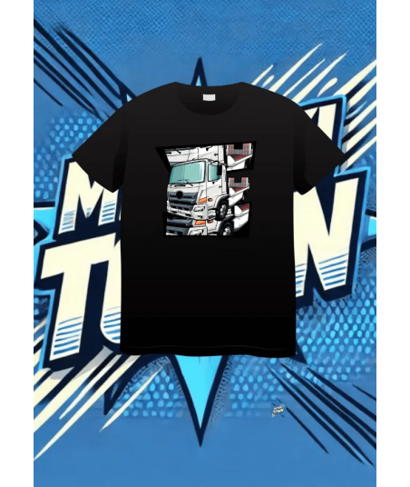 Camiseta Negra Night Burners1 | camiseta anime