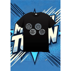 Camiseta Negra Speed Track1 | camiseta anime