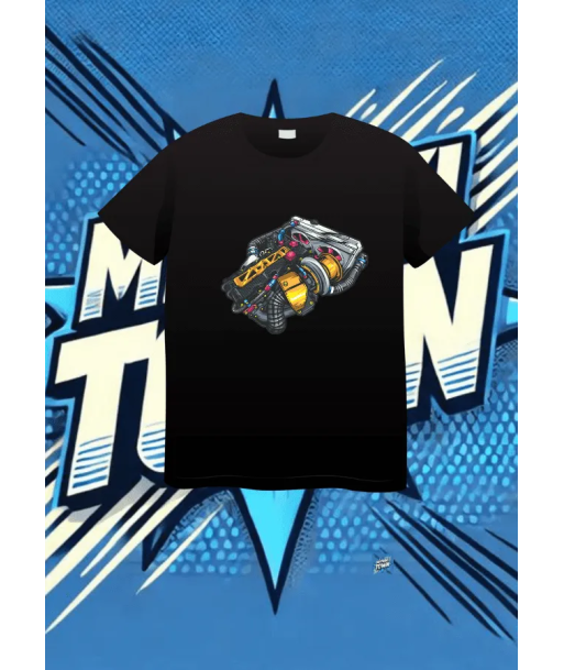 Camiseta Negra Vortex Ride1 | camiseta anime
